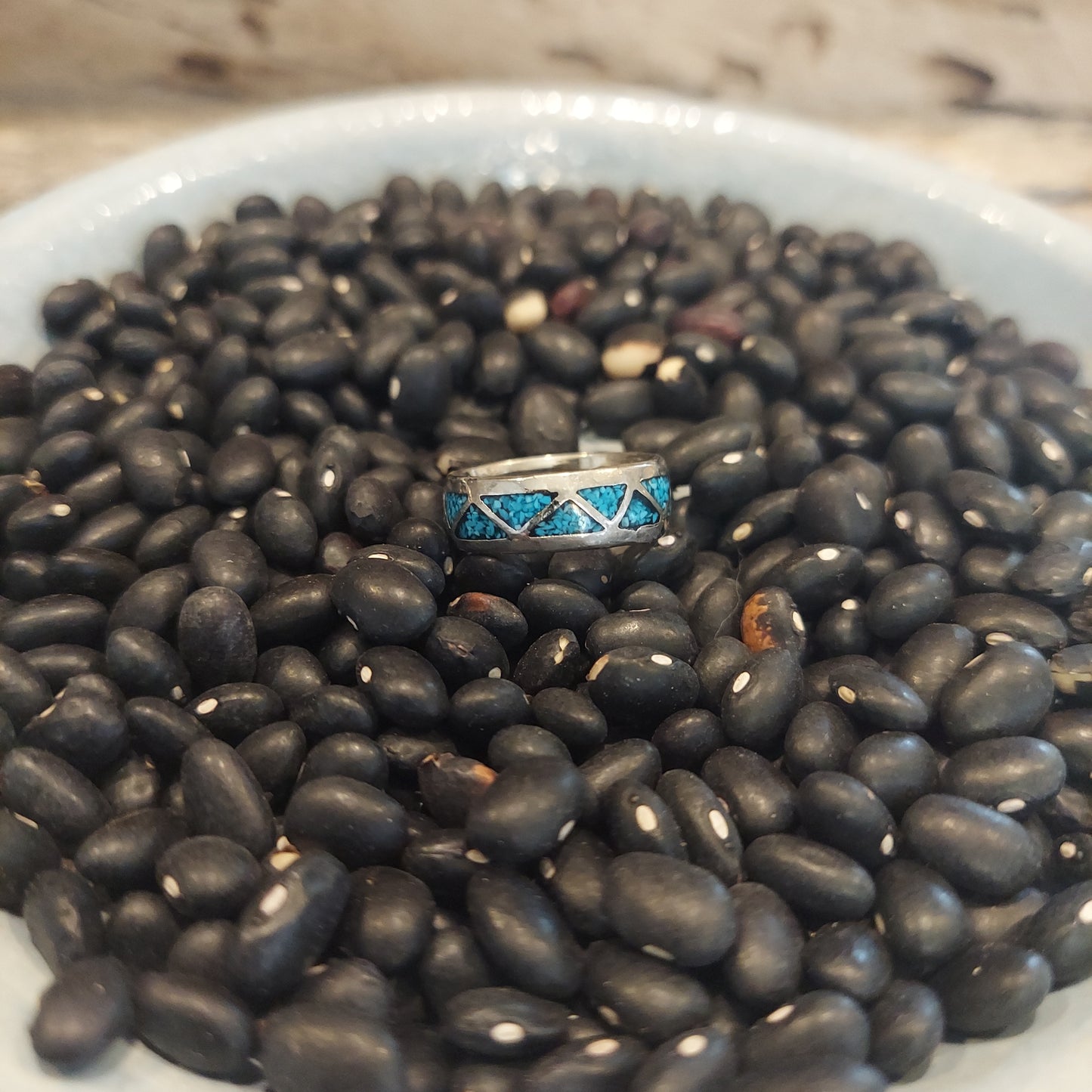 Crushed Turquoise Ring