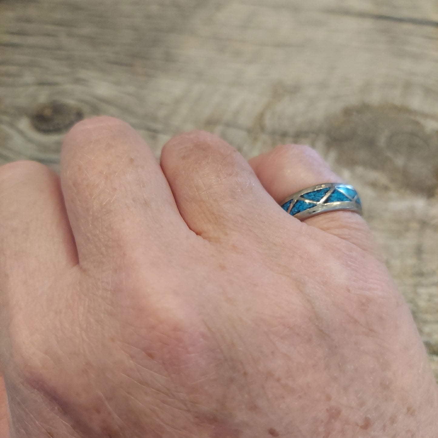 Crushed Turquoise Ring