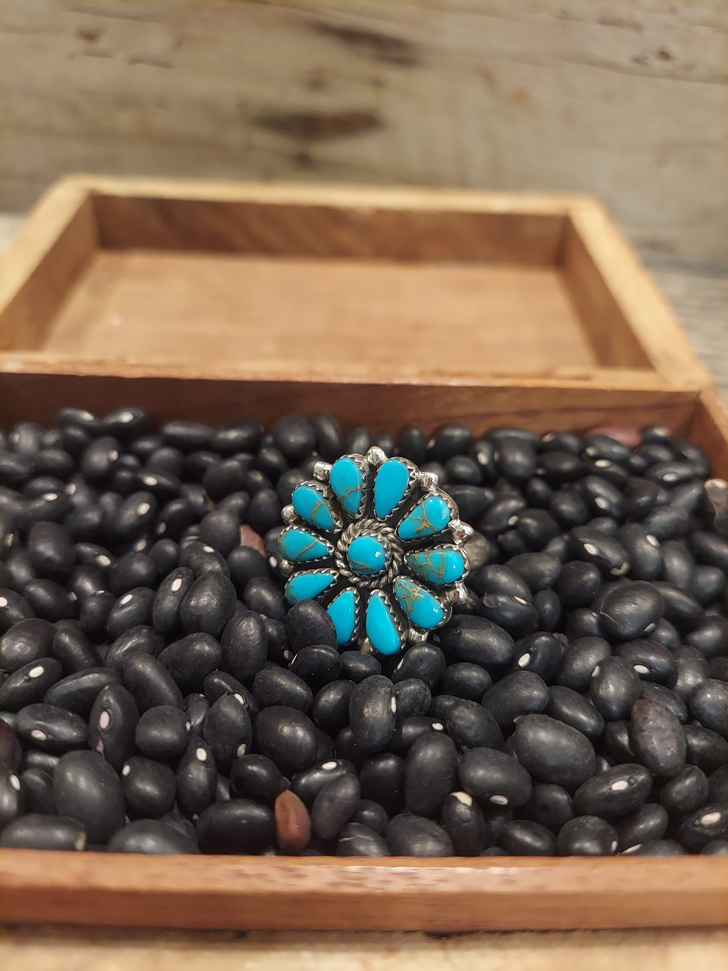 Turquoise Cluster Ring