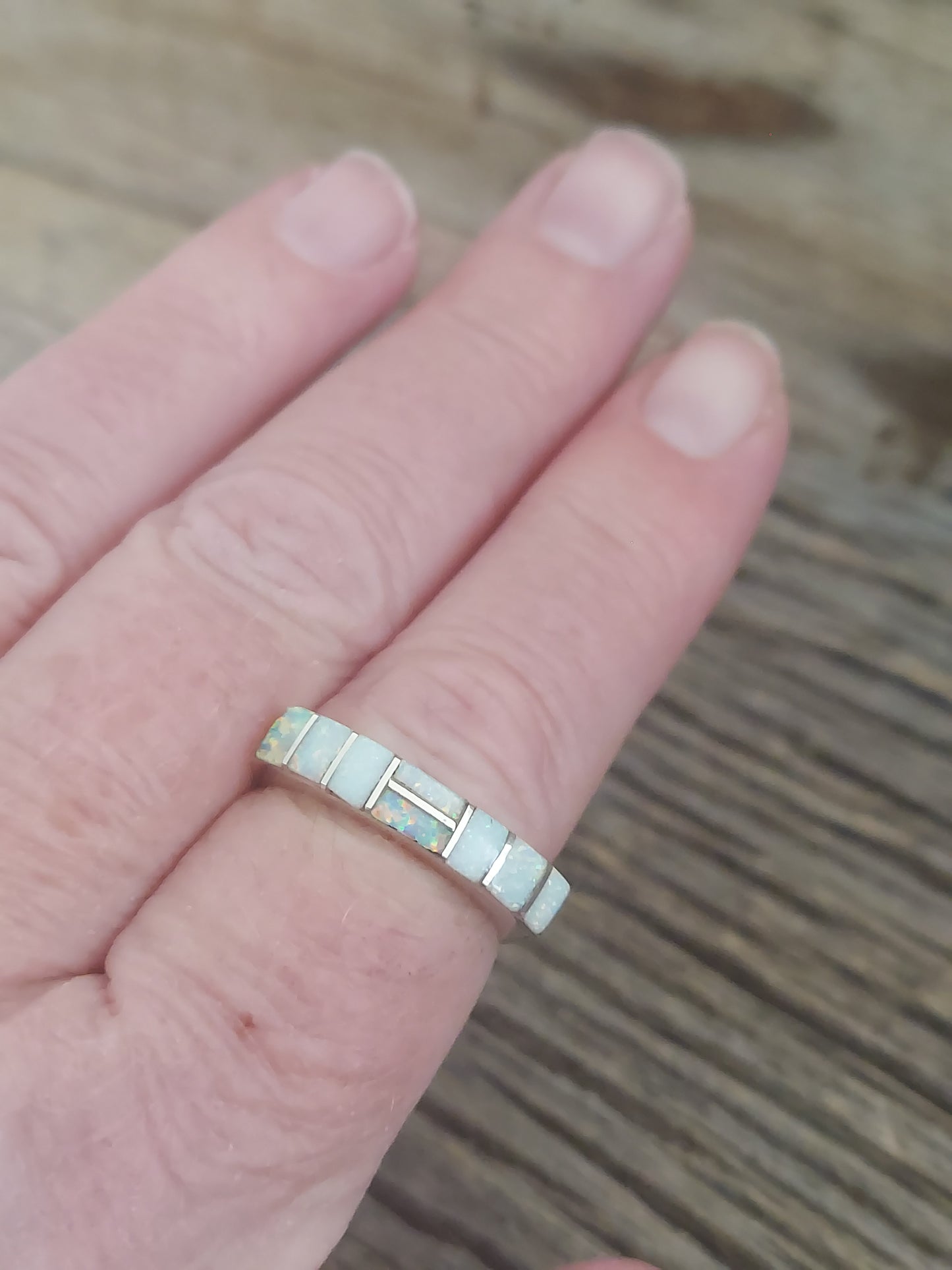 Opal Zuni Ring