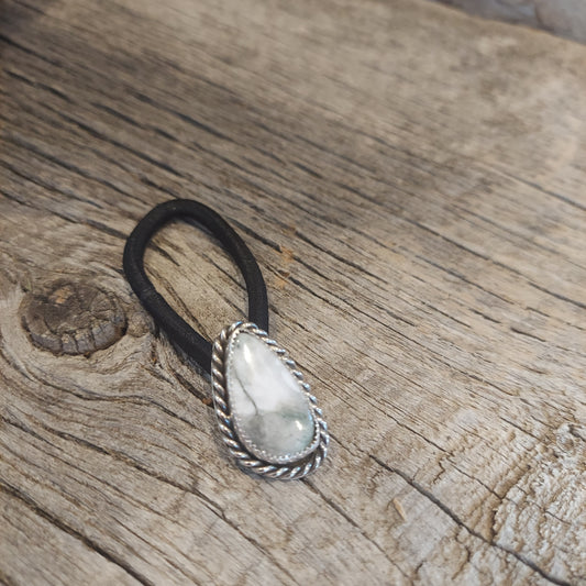 White Buffalo Hair Tie