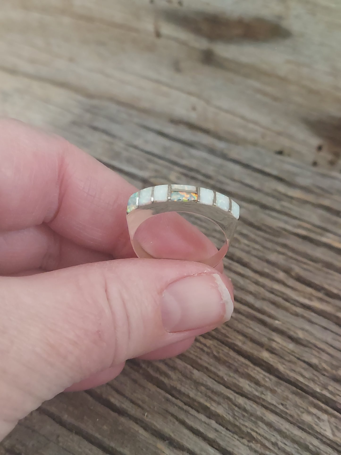 Opal Zuni Ring