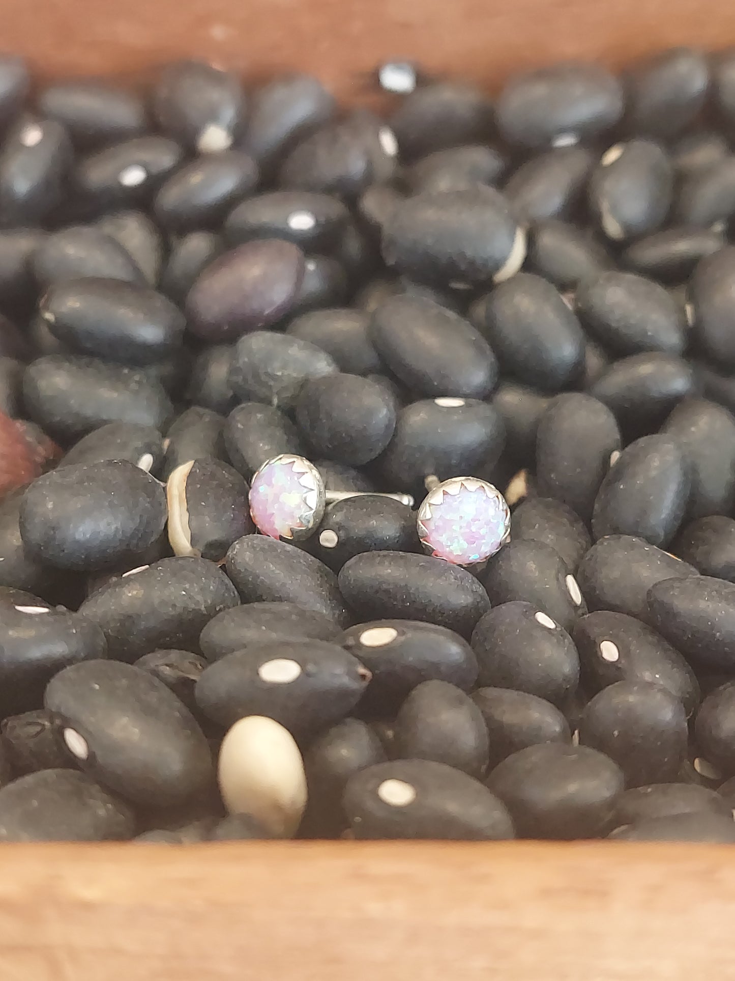Pink Opal Earrings