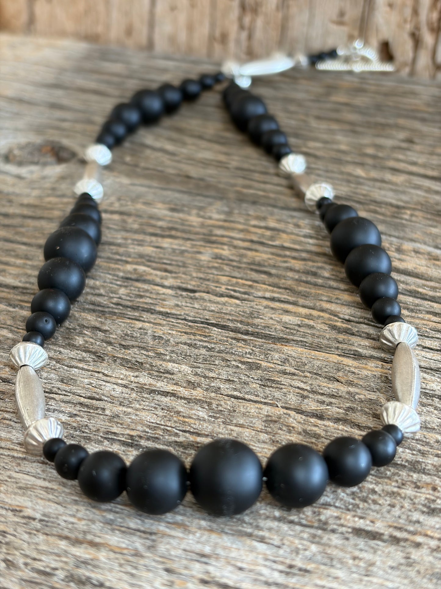 Onyx Graduated Necklace
